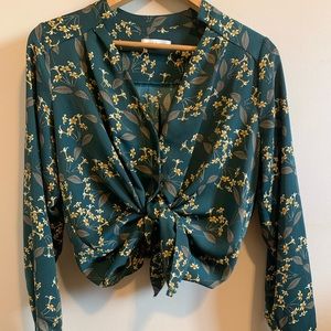 Lillies Floral Print Janis and John Blouse